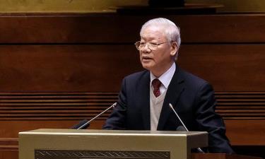 Tổng Bí thư: 'Hạnh phúc của con người không phải chỉ ở chỗ nhiều tiền, lắm của'